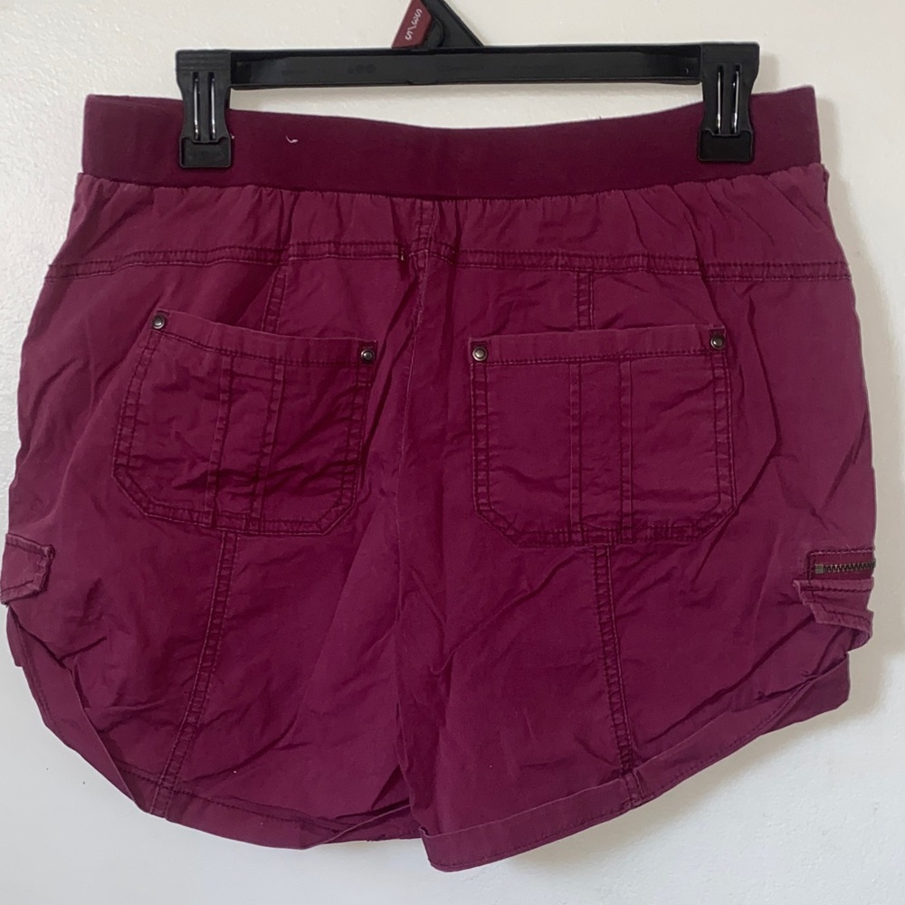 Maurices Burgundy Cargo Shorts - Picture 5 of 5